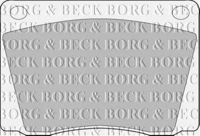 BORG & BECK bbp1011 -  Комплект тормозных колодок, дисковый тормоз